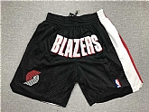 Blazers Black Just Don Mesh Shorts,baseball caps,new era cap wholesale,wholesale hats